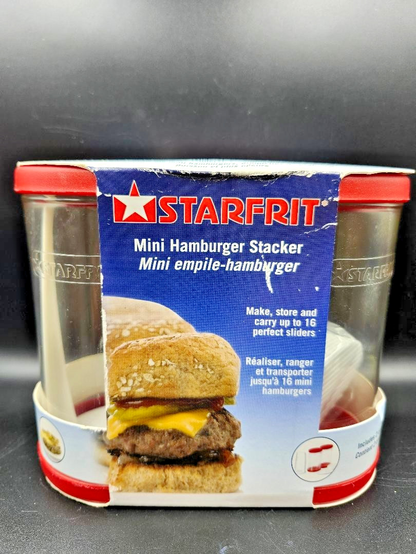 Mini Hamburger Stacker Make Store Cary Up To 16 Perfect Sliders Vintage Starfrit gallery