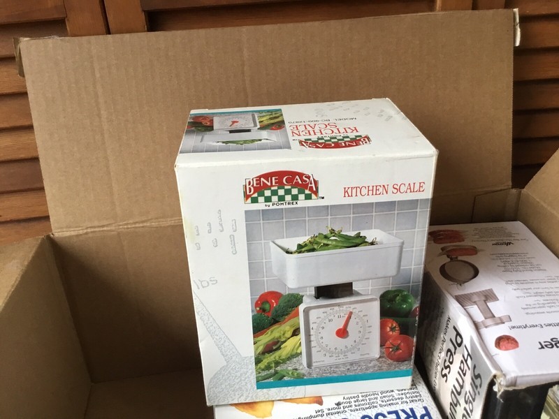 6 KITCHEN GADGETS IN BOXES CHEESE SHREDDER PEROGIE MAKER HAMBURGER PRESS ETC ETC gallery
