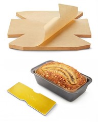 Bake Choice 100 Pcs Loaf Pan Liners for Baking Bread 9×5 9*5 inch, Natural