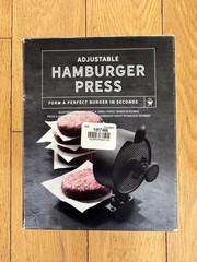 Weston Hamburger Patty Press – Gray