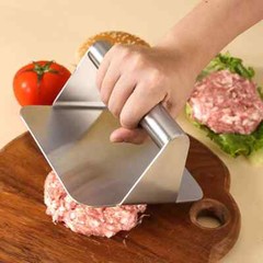 430 Stainless Steel Hamburger Meat Press Circular Square Hamburger Meat Press