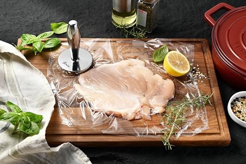 Meat Pounder Tenderizer - Solid Cast Stainless Steel Round Chicken Flattener gallery