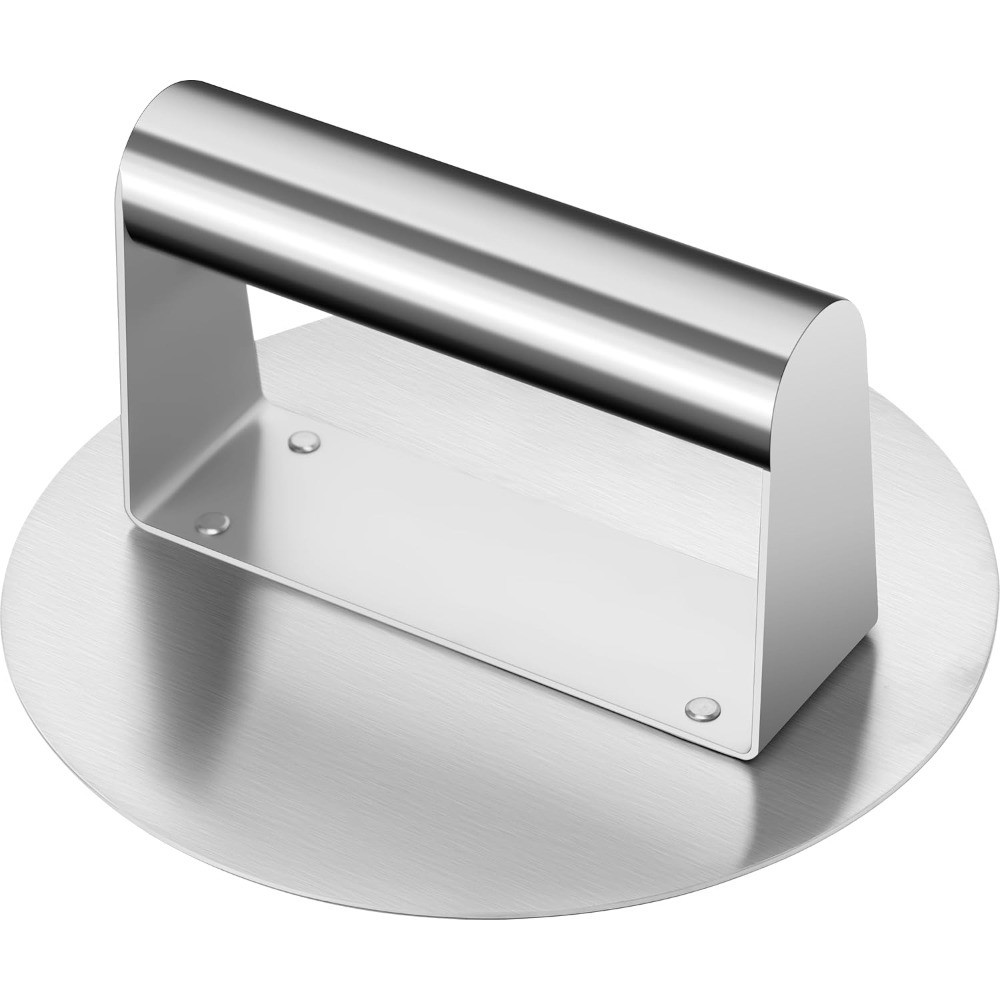 Stainless Steel Burger Press Round Smash Burger Smasher for Flat Top gallery