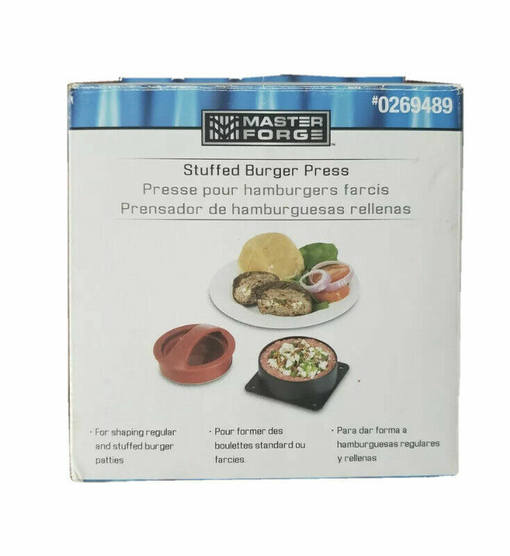Burger Press Regular Shape & Stuffed Burger Patties by Master Forge gallery