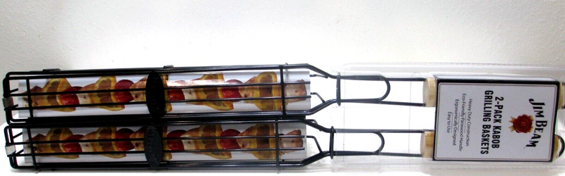 Jim Beam Meat Tenderizer AND Jim Beam 2-Pack Kabob Grilling Baskets gallery