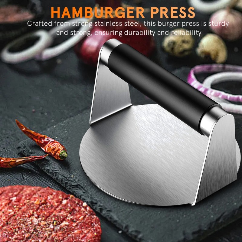 Burger Press Hamburger Smasher Tool Manual Burger Press For Griddle Burger gallery