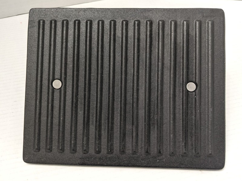 ALL-CLAD Heavy Cast Iron Burger Panini Bacon Sandwich Grill Press 8" x 10" gallery