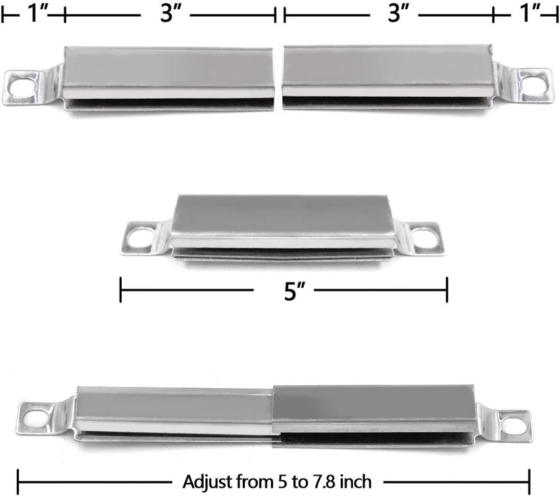 Grill Heat Plats & Burner Crossover Tube Replacement for Char Broil TRU-Infrared gallery