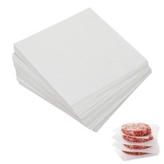 Parchment Paper Squares, 4×4 Inch, Set of 300, Small Hamburger 4 inch, White