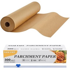 SMARTAKE Parchment Paper Roll for 13 inch x 278 ft, 300 sq.ft, Unbleached