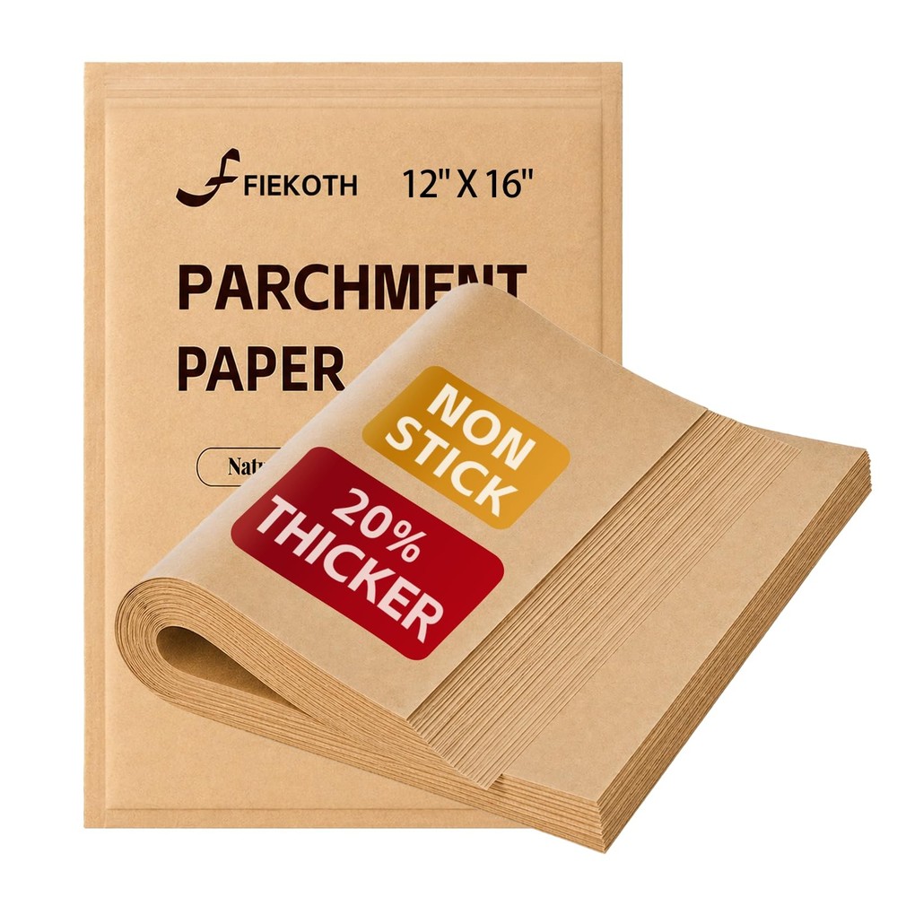 100 Pcs 12x16 Inches Unbleached Parchment Paper 12"x16"-100,