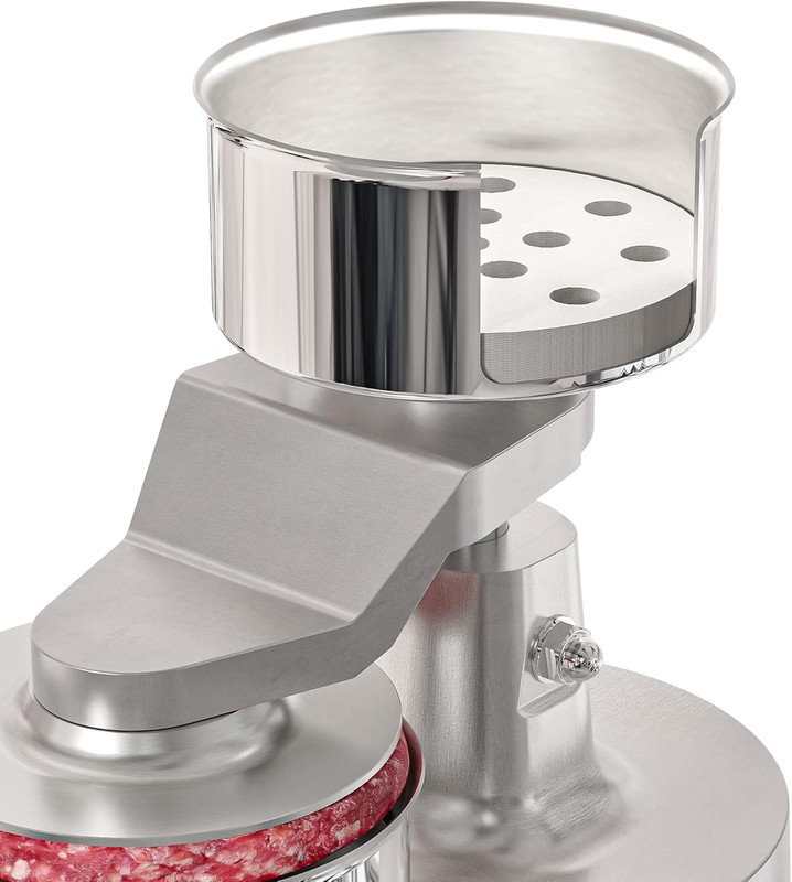 Burger Press Patty Maker for 4” Hamburgers, Stainless-Steel Manual Forming Machi gallery