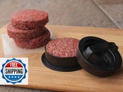 Burger Press Stuffed Patty Maker Non Stick Molds Kit Hamburger Bbq Rings Sliders