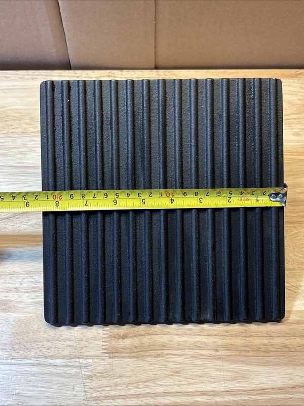 PAMPERED CHEF - PANINI Heavy SQUARE GRILL Press BURGER Bacon 8.5" gallery