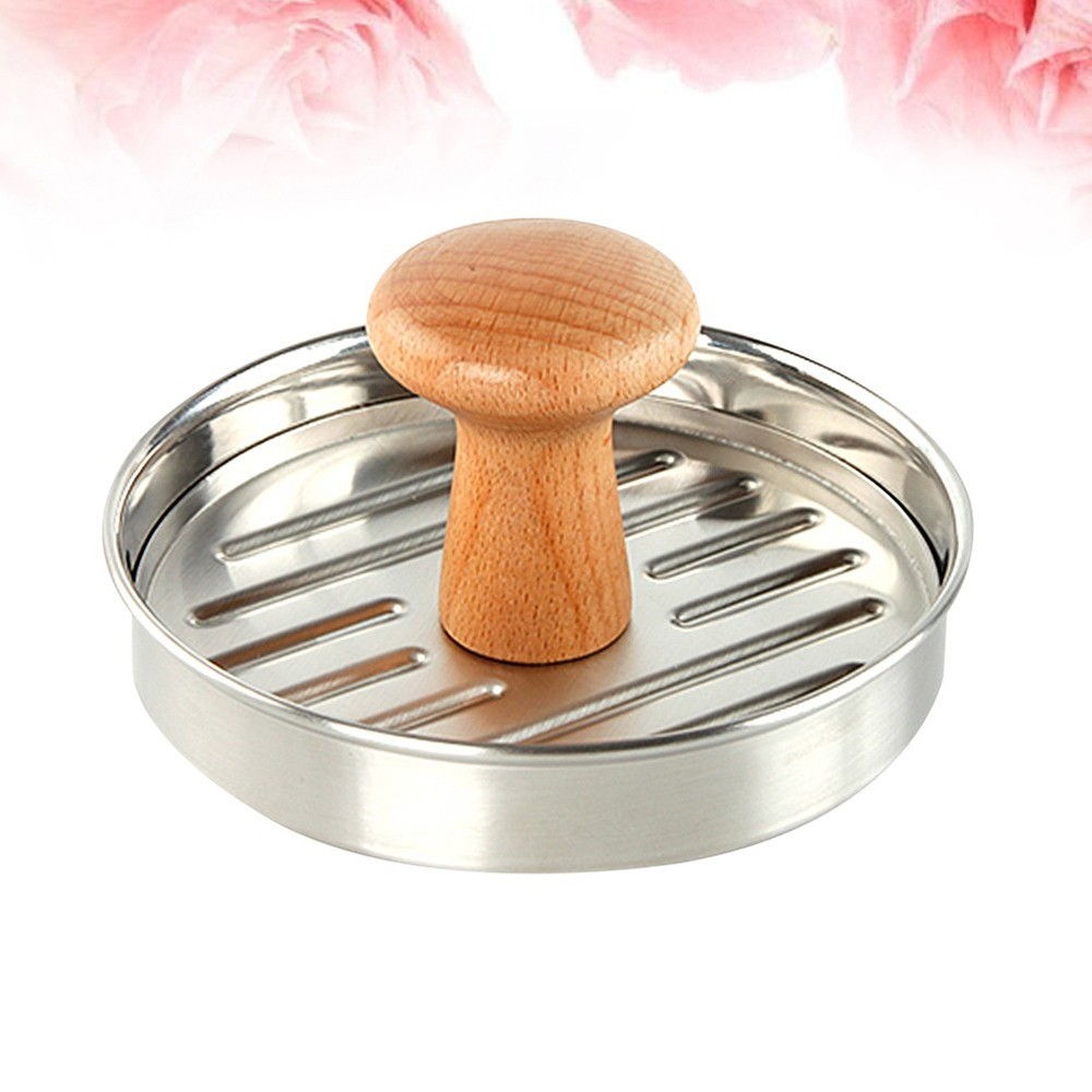 Kitchen Utensil Stainless Steel Burger Press Mold for Outdoor Bbq and Picnic