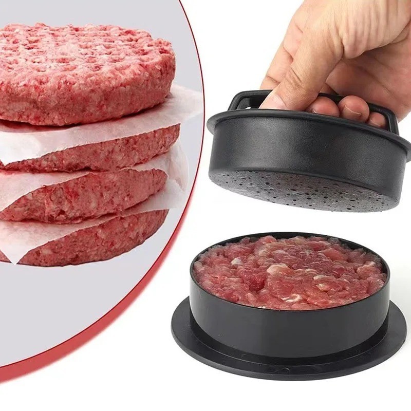 3 IN 1 Non Stick Stuffed Burger Press Hamburger Patty Molds Maker Sliders BBQ US gallery