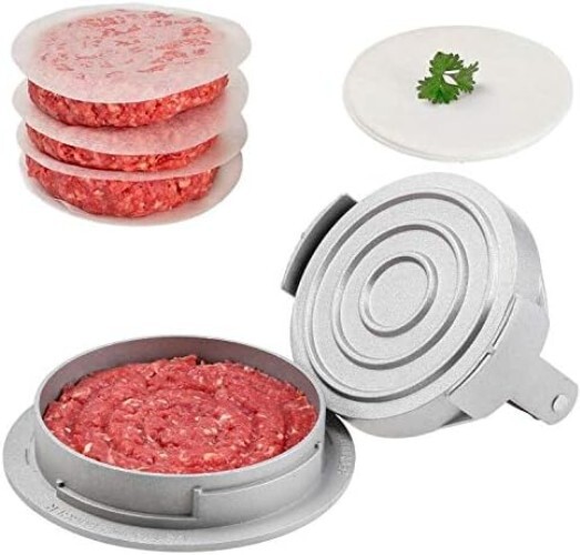 Ergonomic 3-in-1 Burger Maker - Customizes Patty Thickness for Ultimate Grilling gallery