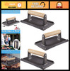 Heavy Duty Cast Iron Grill Press Set - 3 Pack, Pre-Seasoned with Wooden Handle f gallery