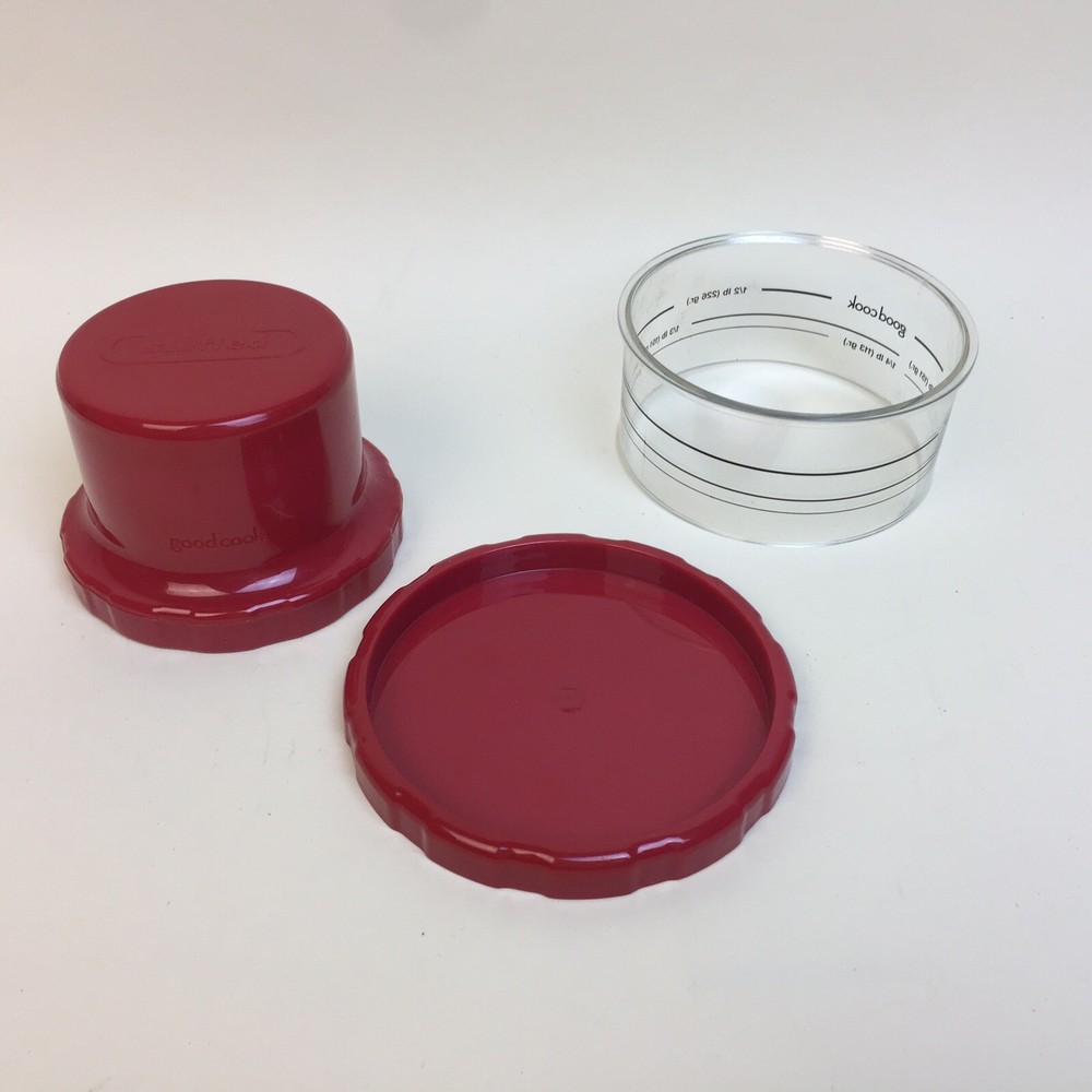 Good Cook 3 Piece 4” Plastic Hamburger Burger Stuffing Press