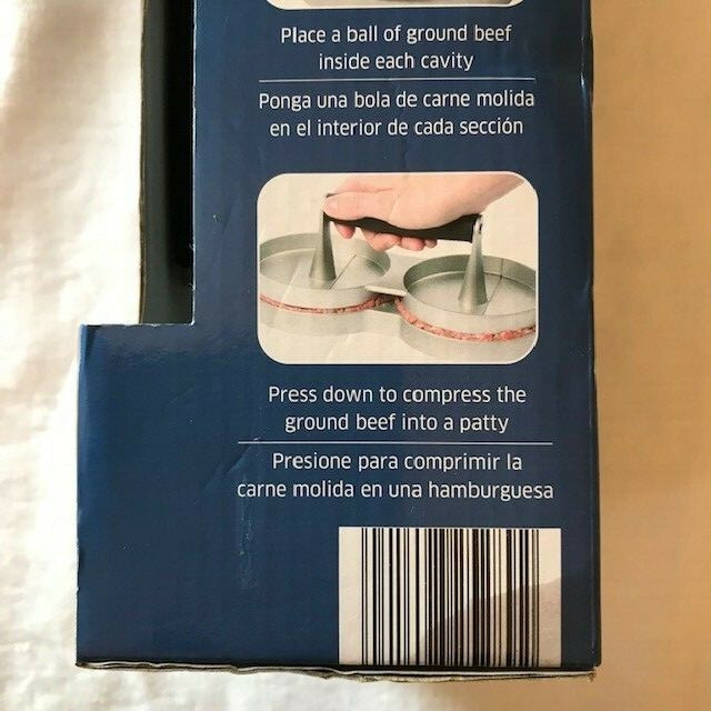 Aldi Crofton Hamburger Press Heavy Duty Cast Aluminium Frame NIB Non-stick Coat gallery