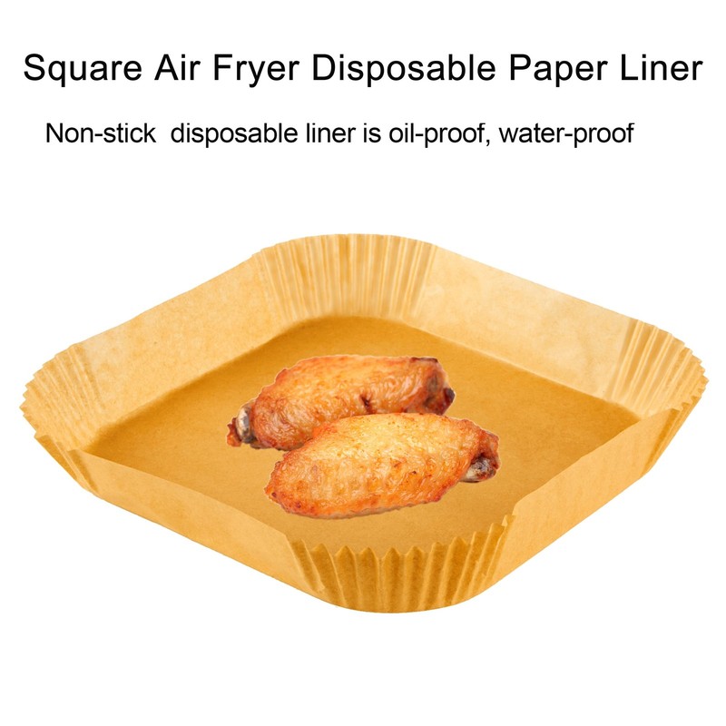 7.9 inch Air Fryer Disposable Paper Liner for Instant inches, Brown gallery