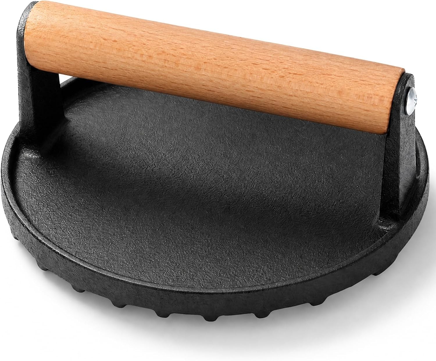 Smash Burger Press 6.3” Cast Iron Burger Smasher Heavy Duty Grill Bacon Meat gallery