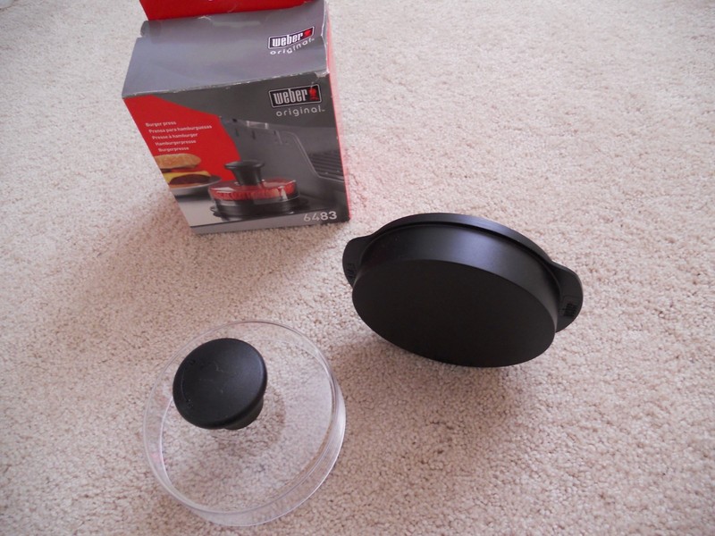 Weber Burger Press - Hamburger Patties BBQ Grill Accessory 1/4 lb & 1/2 lb 6483 gallery