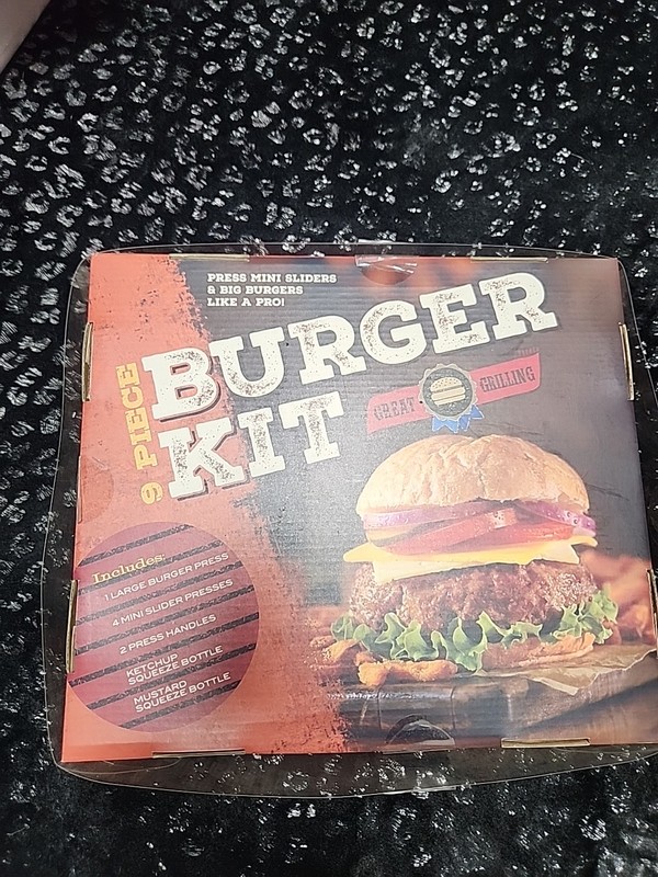 Burger Maker Kit 9 Piece For Mini Sliders Or Large Burgers gallery