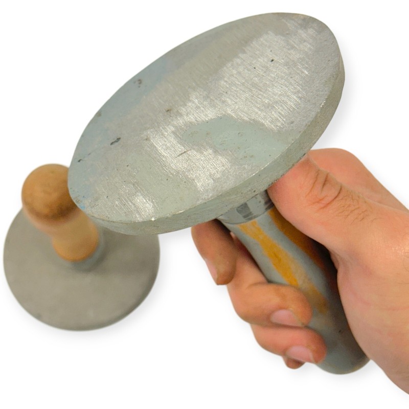 Grilling Press Burger Making Tools Wood Handle, 2 pcs gallery