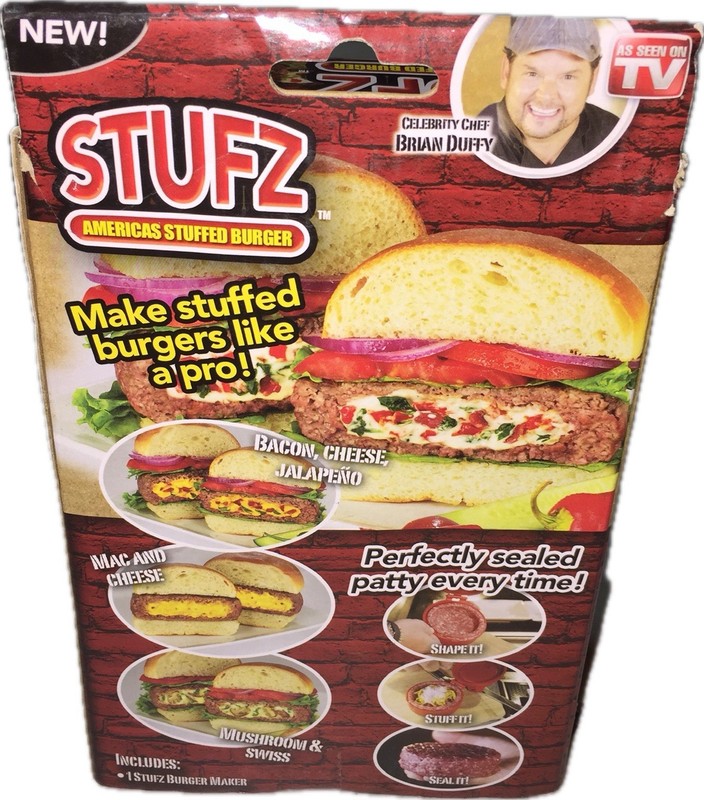 STUFZ Americas Stuffed Burger As Seen On TV Make Burgers Like A Pro! Brand New gallery