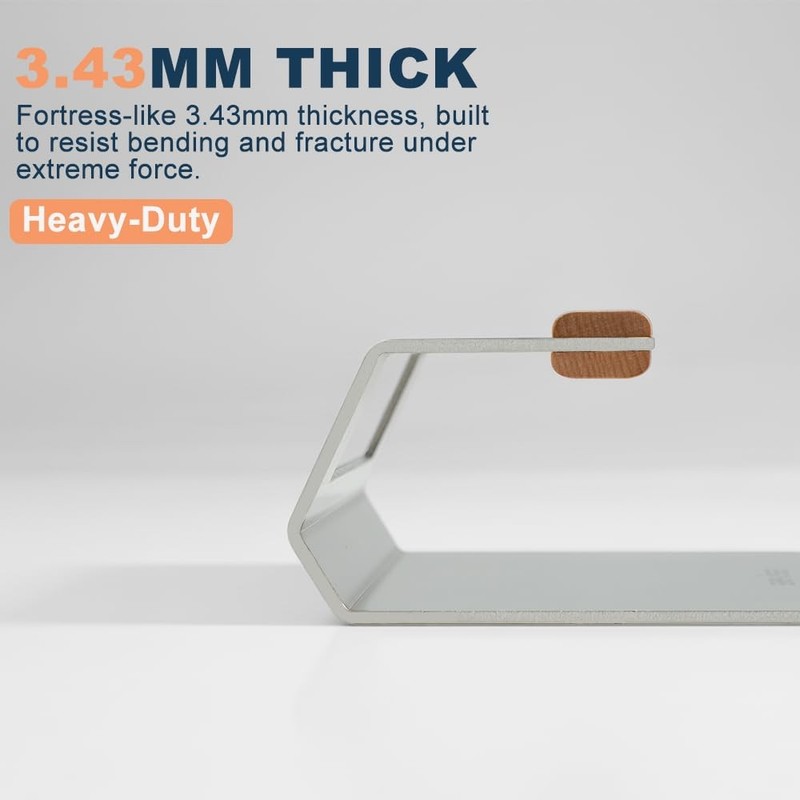 6.3"Smash Burger Press 18/8 Stainless Steel Hamburger 2.3 lbs Heavy-Duty Griddle gallery