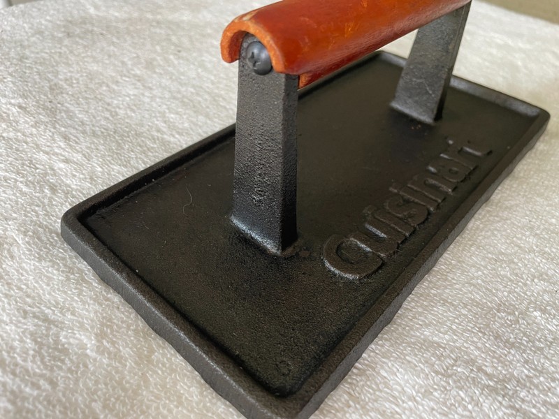 Cuisinart Bacon Burger Cast Iron Press Restored gallery