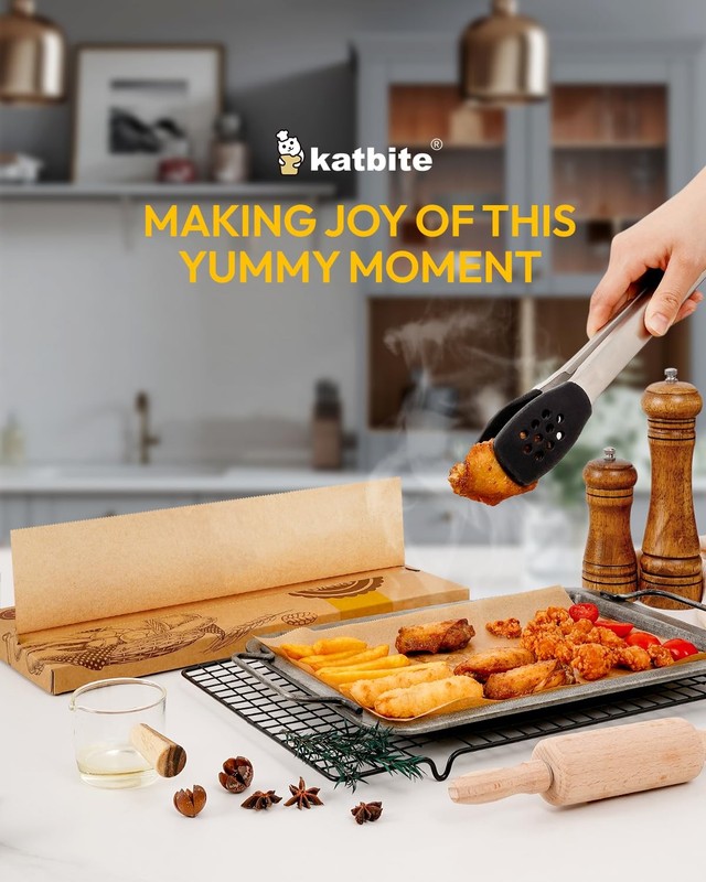 katbite 135Pcs 45 gsm Pop-Up Parchment Paper 10x15inch-135 Pcs-B, Brown gallery