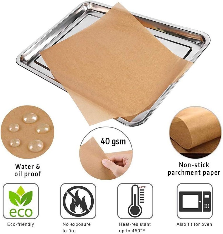 Comfylife 200 x Parchment Paper Sheets - No Curl, 200 sheets 10x15 in gallery
