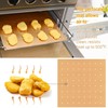 WMKGG 12 inch Square Air Fryer Liners 12"x12"-3 pcs Reusable Mat, Unbleached gallery