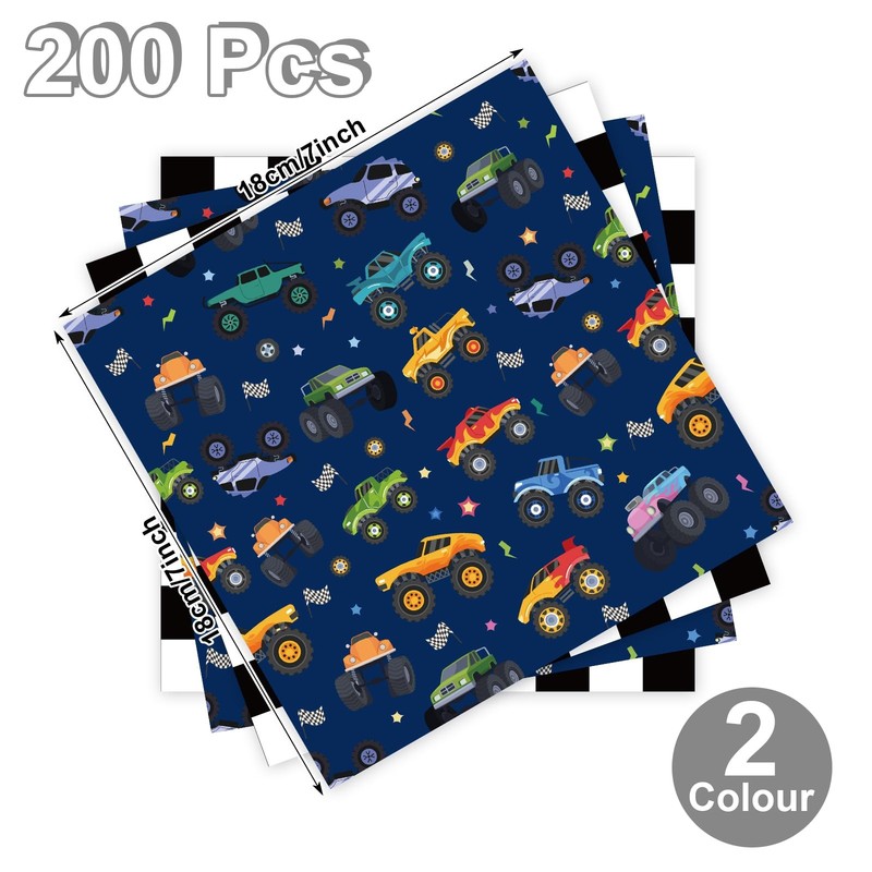 Honeydak 200 Pcs Checkered Wax Paper 7 x 7 inches/ 18 x 18 cm, Multicolor gallery