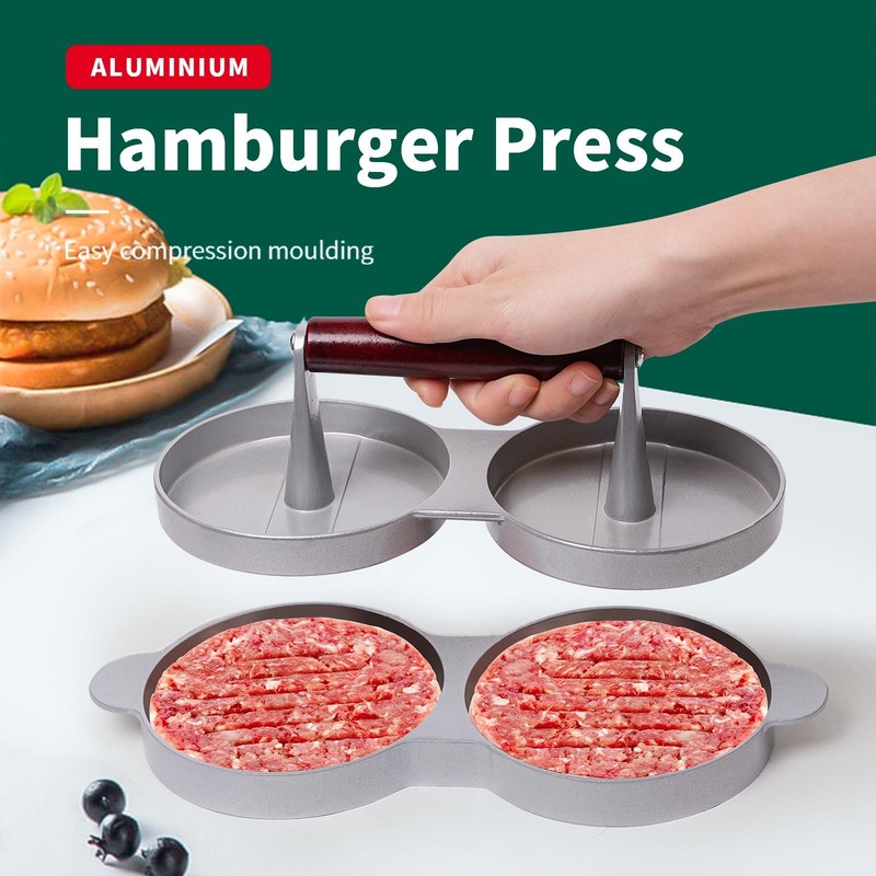 Mini Burger Press Slider Patty Wood Handle Hamburger Press Burger Press Maker Gr gallery