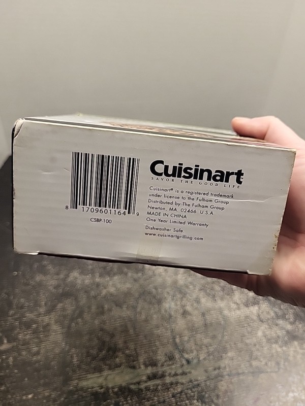 Cuisinart CSBP-100 3-in-1 Stuffed Burger Press Gourmet Outdoor Grilling Read Des gallery