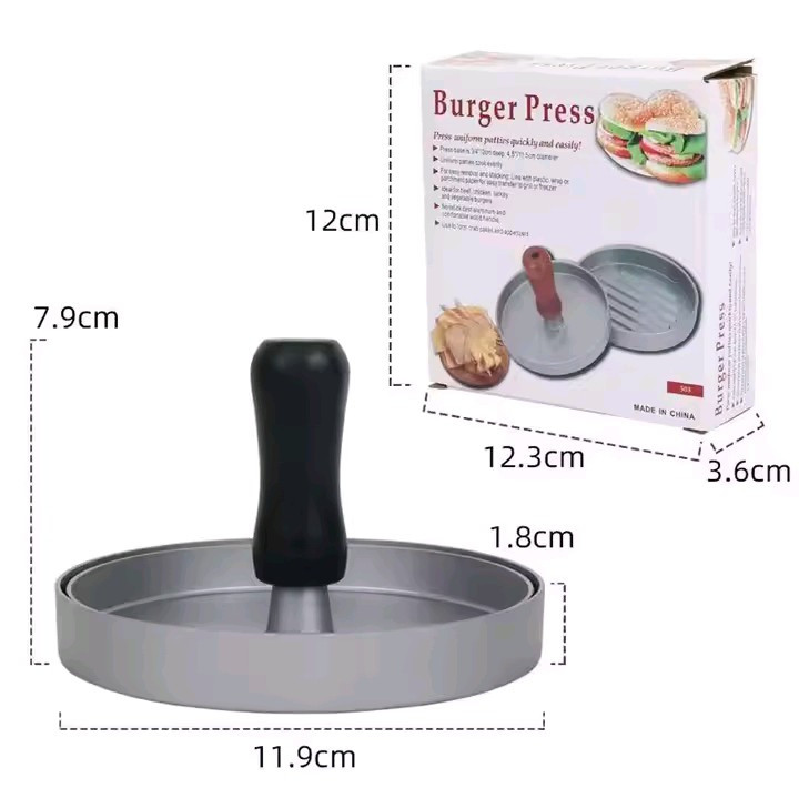 Circular Burger Mold Burger Press Non-stick Meat Pie Machine Home Food Mold kit gallery