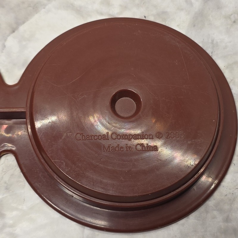 Vtg Charcoal Companion Double Hamburger Press Mold 2005 Burger Circular Patties gallery