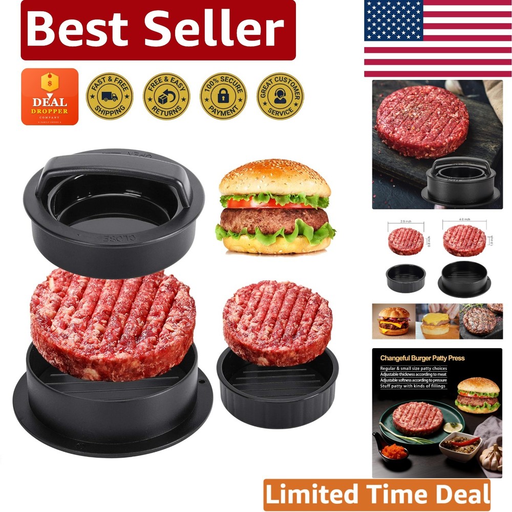 Ultimate Burger Press Tool – Create Stuffed & Regular Patties Effortlessly