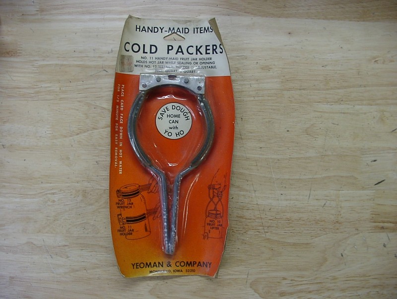 2 Vntg Yeoman NOS SEALED Canning Tools,No. 12 Fruit Jar Wrench,& No. 11 Holder gallery