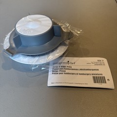Pampered Chef Burger & Slider Press #1174 New Sealed Package Adjustable 3 Pieces
