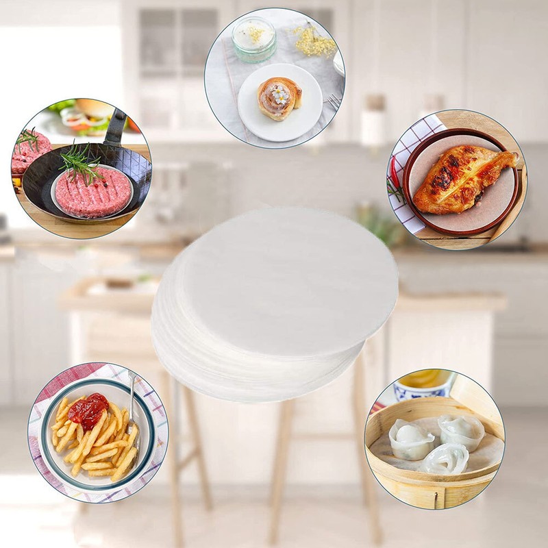 100Pcs Non-Stick Burger Press Aluminum Hamburger Maker Patty Mold Oil Paper DIY gallery