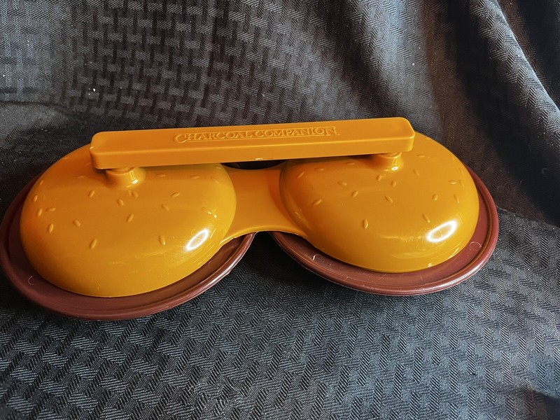 Hamburger Press Mold Burger 4.5"Circular Patties 2005 Charcoal Champion gallery