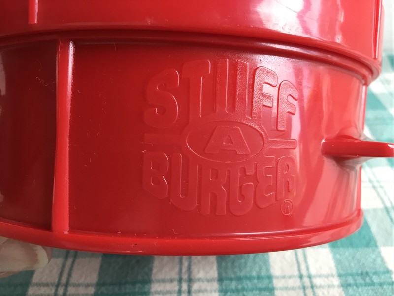 STUFF-A-BURGER PLASTIC HAMBURGER PATTY MAKER PRESS BBQ NO MESS PRESS gallery