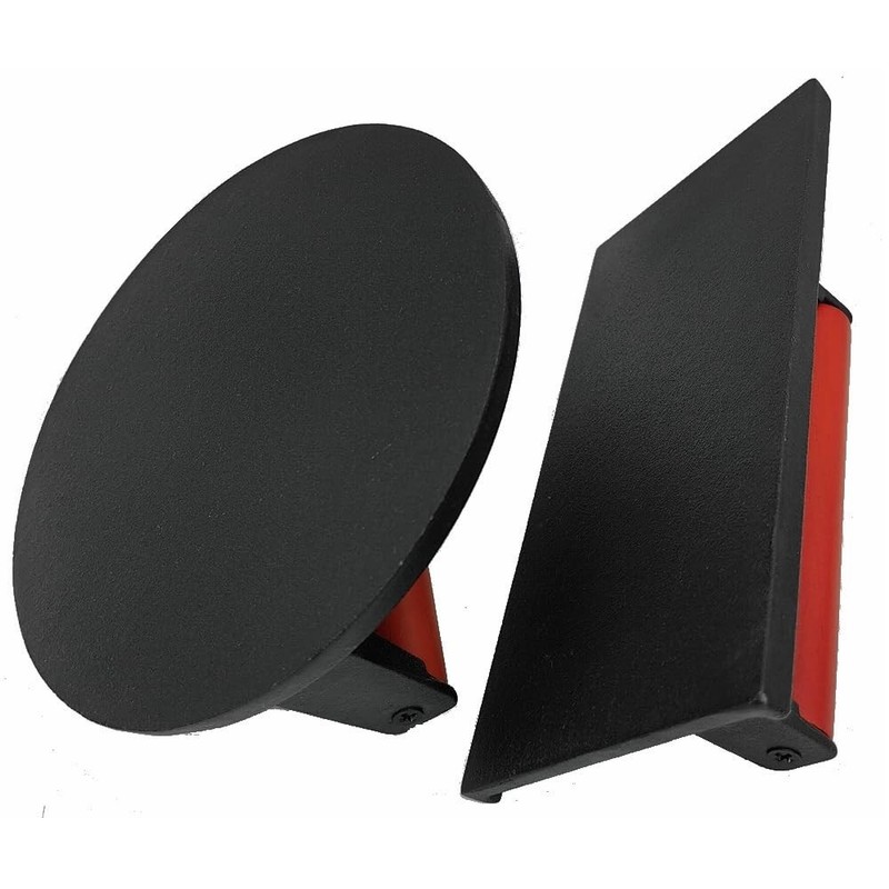 Heavy-Duty Cast Iron Burger Press Set - Round & Rectangle, Wood Handle, Griddle gallery