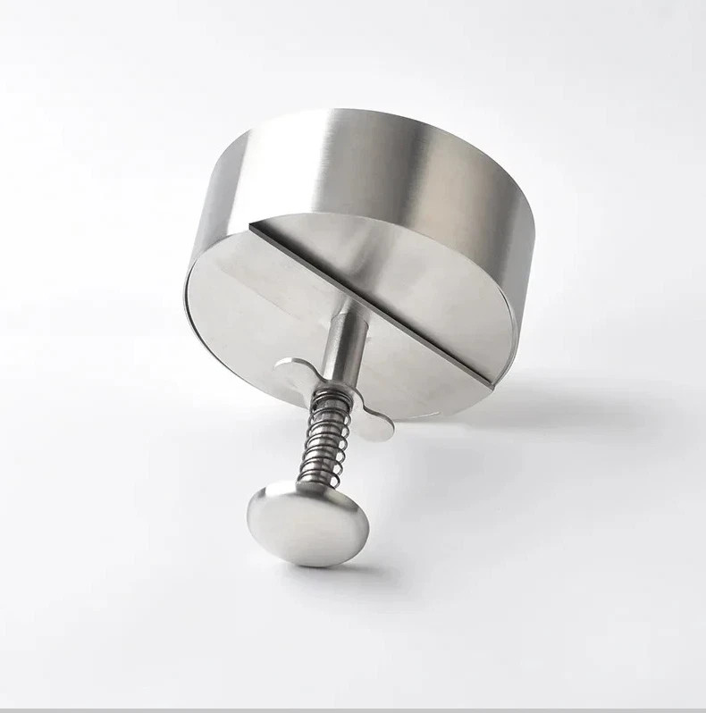 1pc 304 Stainless Steel Hamburger Patty Press Non-Stick Burger Maker gallery