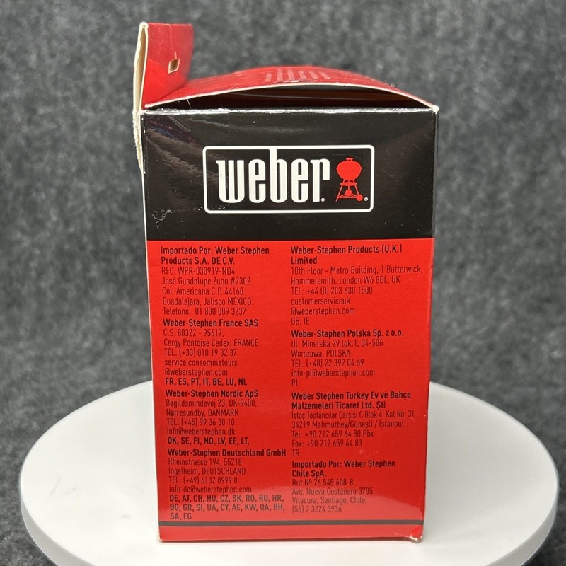 Weber Original Burger Press 6483 Boxed Black Handle 1/4 & 1/2 lb Patty Maker New gallery