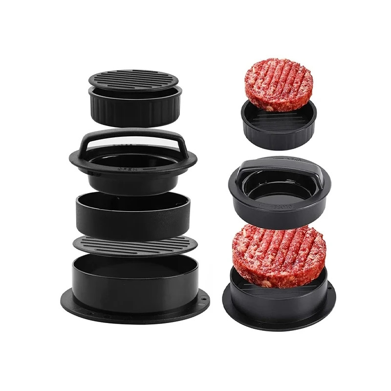 Manual Hamburger Meat Press Maker Rice Ball Mold round Beef Grill Burger Press P gallery